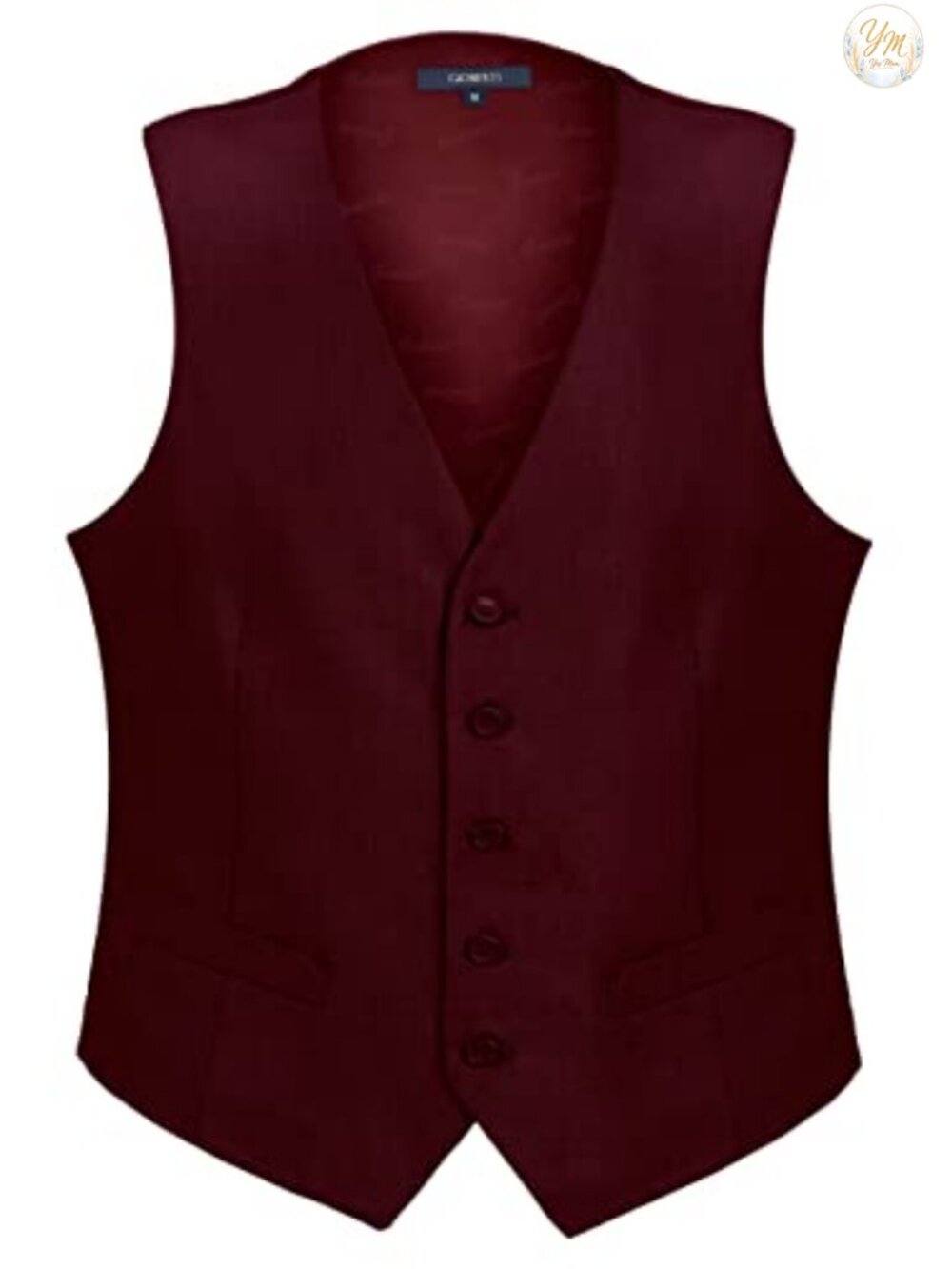 Gioberti Men's Formal Dress Suit Vest Waistcoat Wedding Prom Business